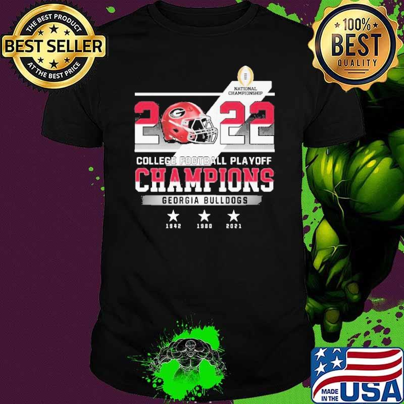 Georgia bulldogs national champions college football playoff champions shirt