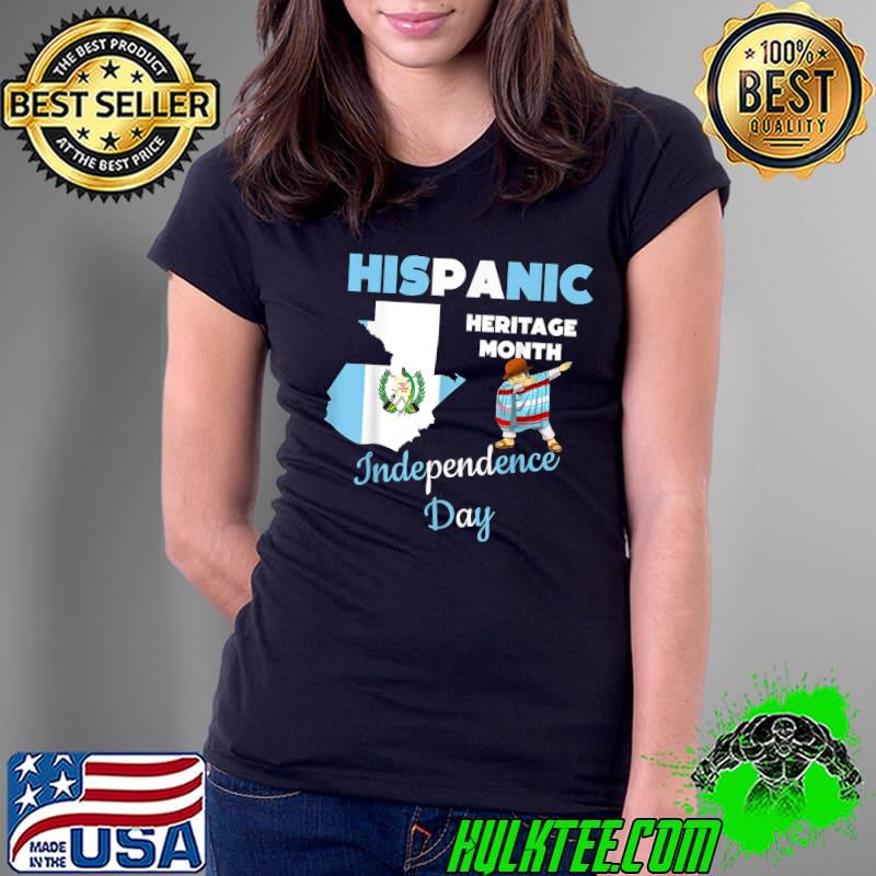 Guatemala National Hispanic Heritage Month Independence day T-Shirt Ladies Tee Guatemala National Hispanic Heritage Month Independence day T-Shirt Ladies Tee