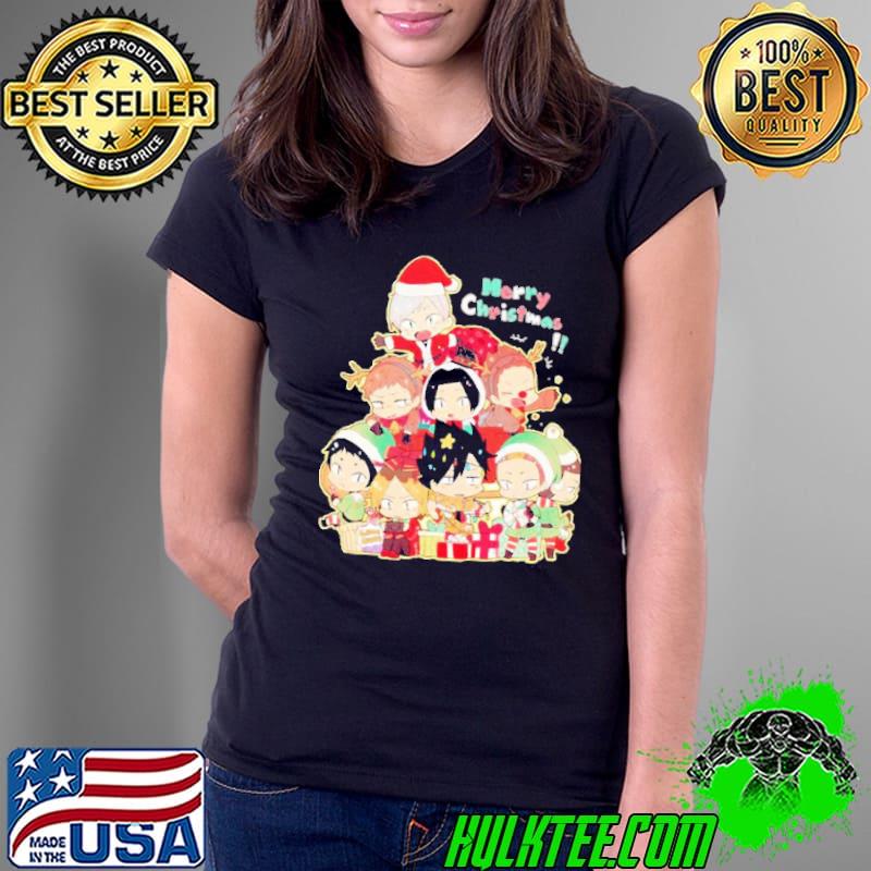 Haikyuu christmas christmas design xmas s Ladies Tee Haikyuu christmas christmas design xmas s Ladies Tee