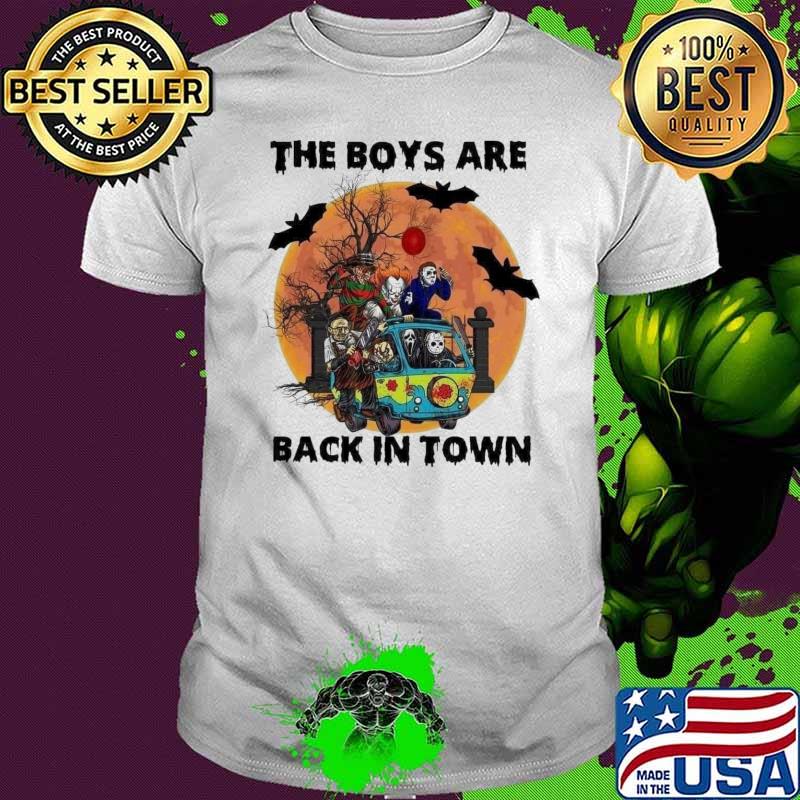 Halloween the boys are back in town horror movie shirt Halloween the boys are back in town horror movie shirt