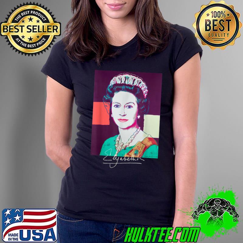 Highness Queen Of England Signature Elizabeth 2 Queen Royal T-Shirt Ladies Tee Highness Queen Of England Signature Elizabeth 2 Queen Royal T-Shirt Ladies Tee