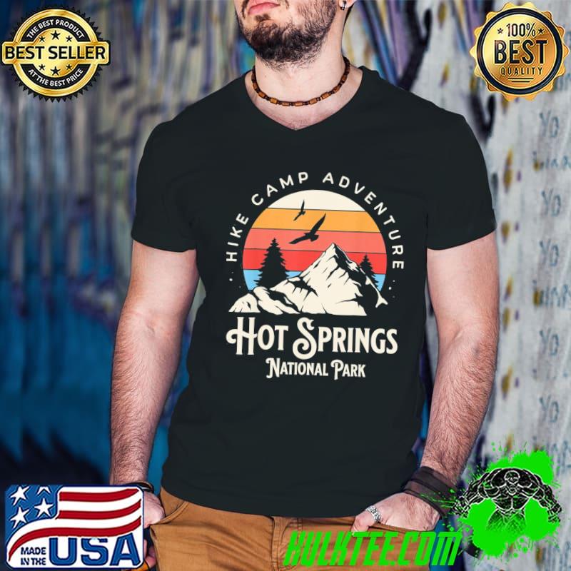 Hot springs arKansas nature hike mountains outdoors retro classic shirt