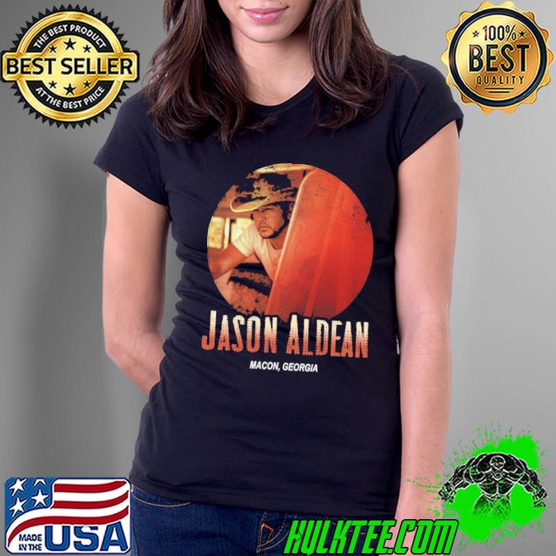 Jason aldean macon Georgia vintage design classic s Ladies Tee Jason aldean macon Georgia vintage design classic s Ladies Tee