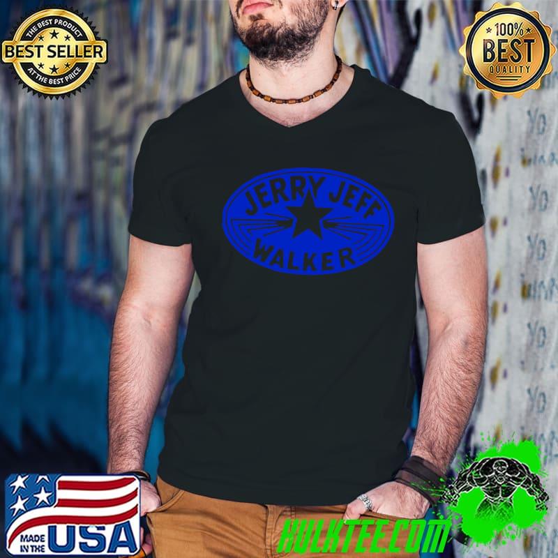 Jerry Jeff Walker blue vintage logo Classic T-Shirt