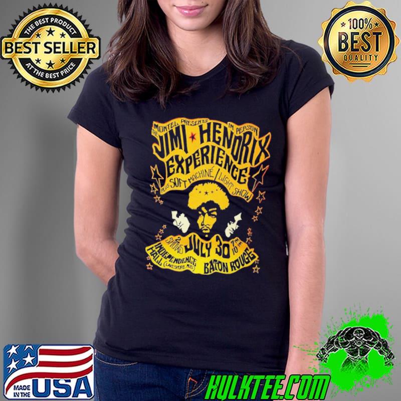 JimI hendrix experience concert poster classic s Ladies Tee JimI hendrix experience concert poster classic s Ladies Tee