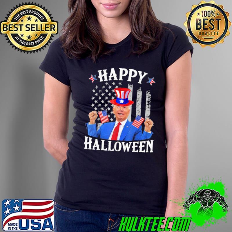 Joe Biden halloween happy halloween confused 4th of july 2022 s Ladies Tee Joe Biden halloween happy halloween confused 4th of july 2022 s Ladies Tee