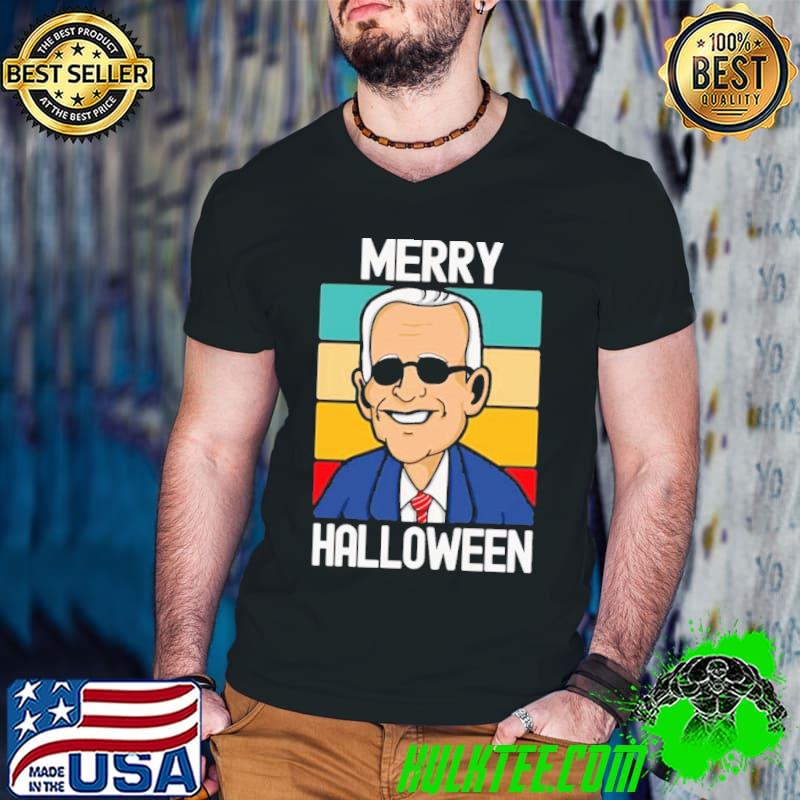 Joe Biden halloween merry halloween shirt