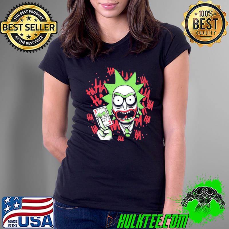 Jokker rick sanchez morty card rick and morty s Ladies Tee Jokker rick sanchez morty card rick and morty s Ladies Tee