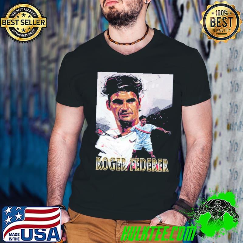 Legend roger federer retires shirt