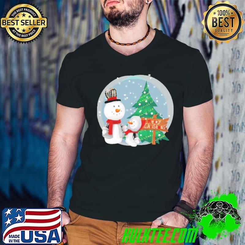 Little snowman under the snowing sky shirt Little snowman under the snowing sky shirt