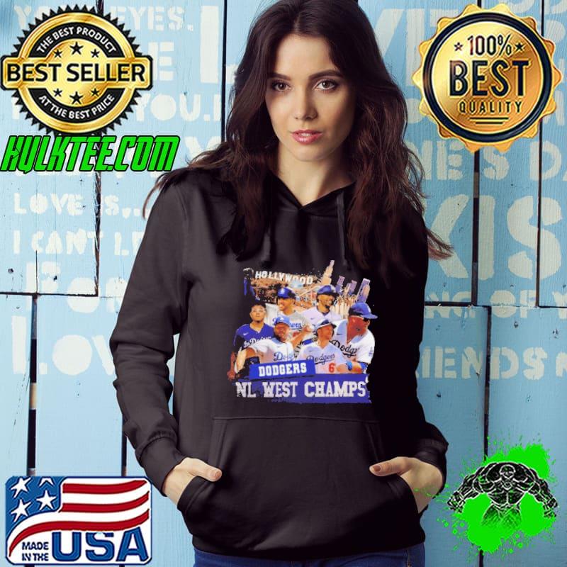 Los angeles Dodgers 2022 hollywood nl west champ classic s Hoodie Los angeles Dodgers 2022 hollywood nl west champ classic s Hoodie