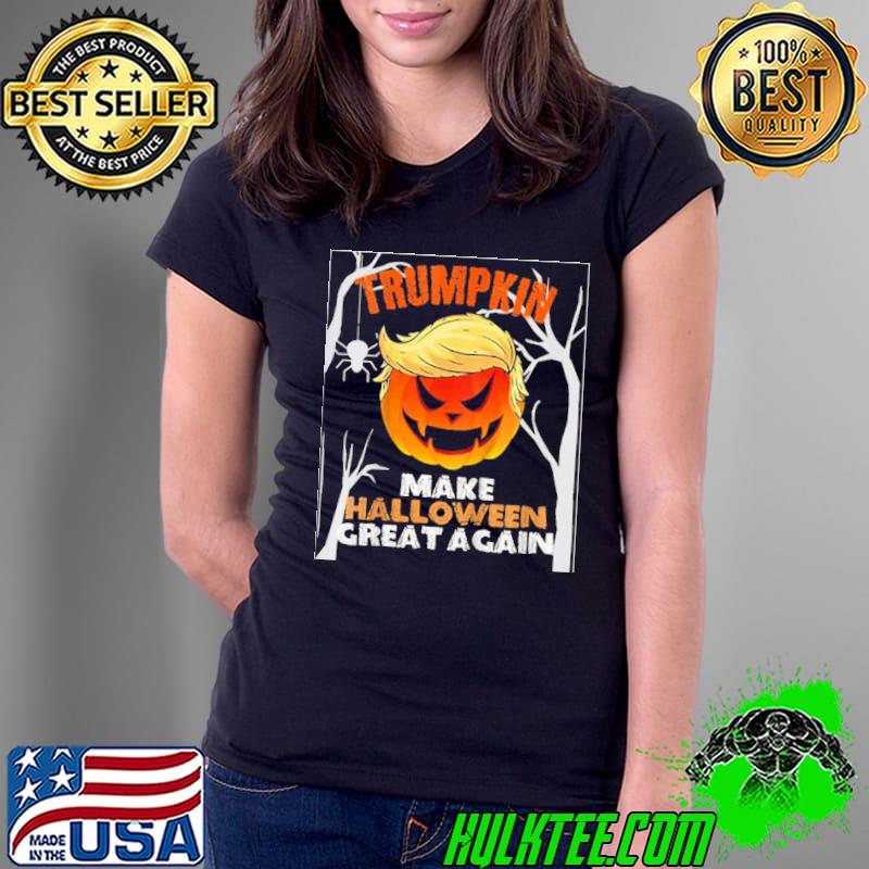 Make halloween great again horror halloween trumpkin s Ladies Tee Make halloween great again horror halloween trumpkin s Ladies Tee