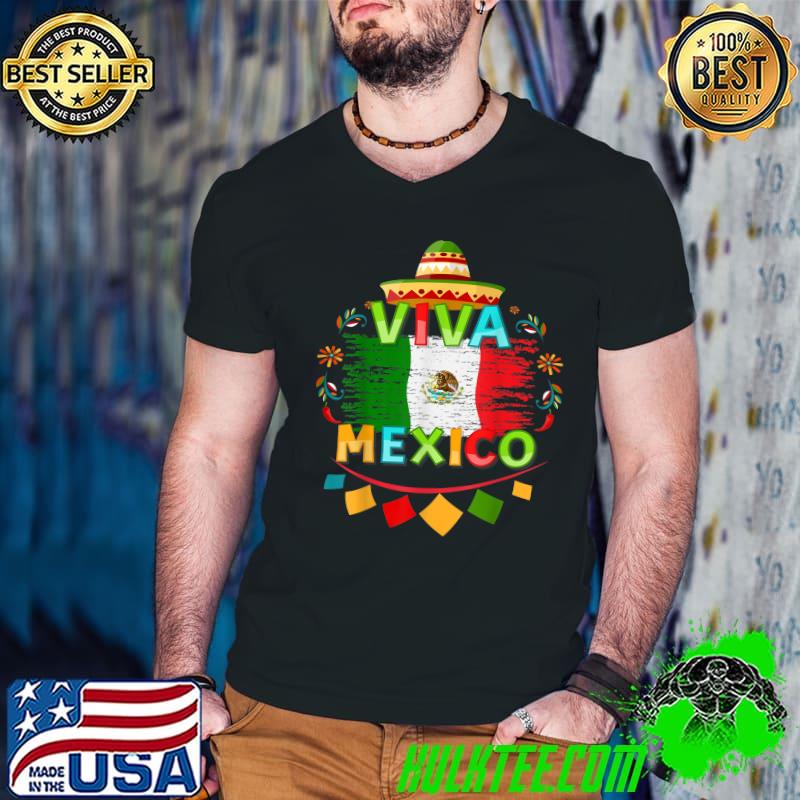 Mexican Flag Viva Mexico Pride Independence Day 2022 T-Shirt