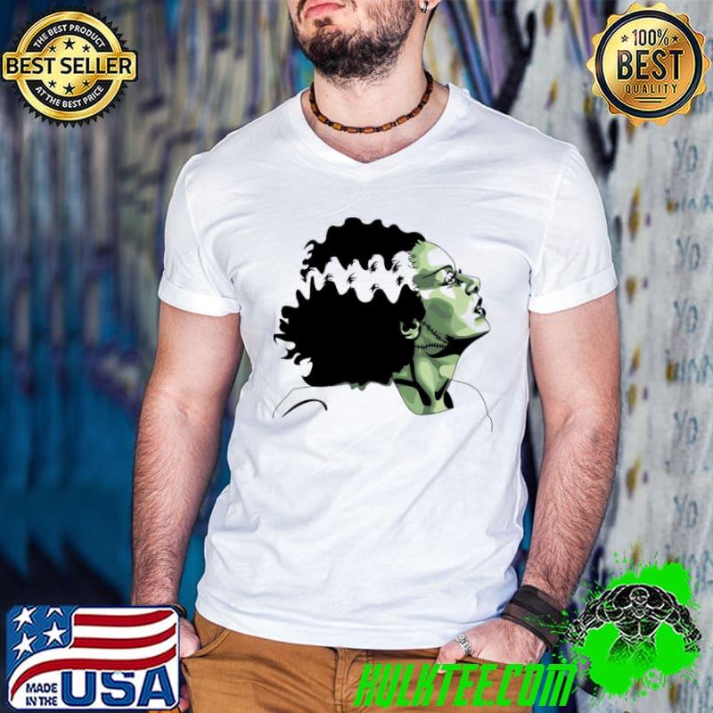 Movie bride of frankenstein character vintage illustration shirt