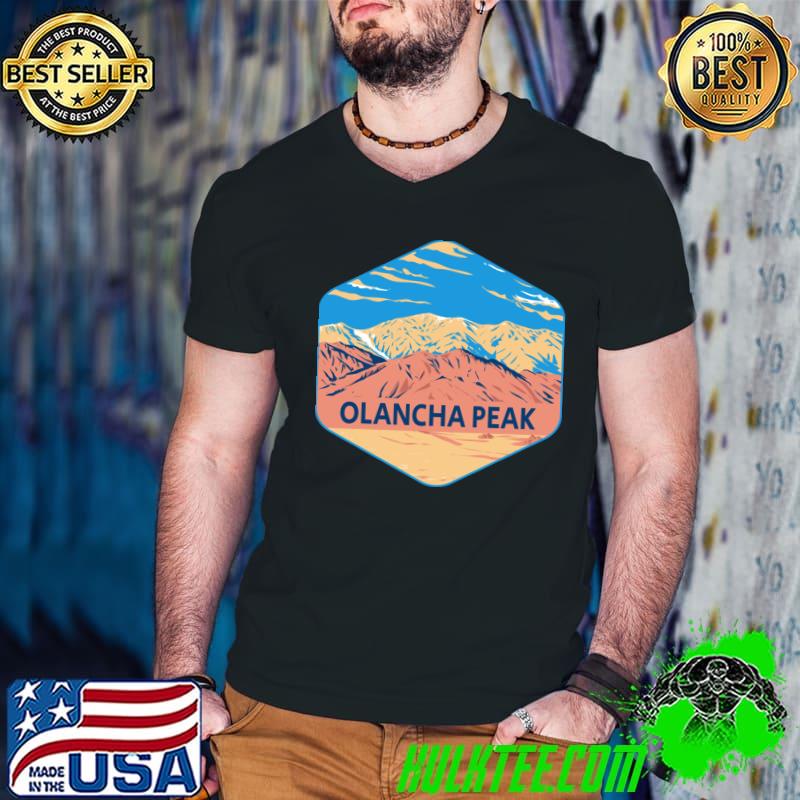 Olancha Peak California Mountain Souvenir Retro T-Shirt