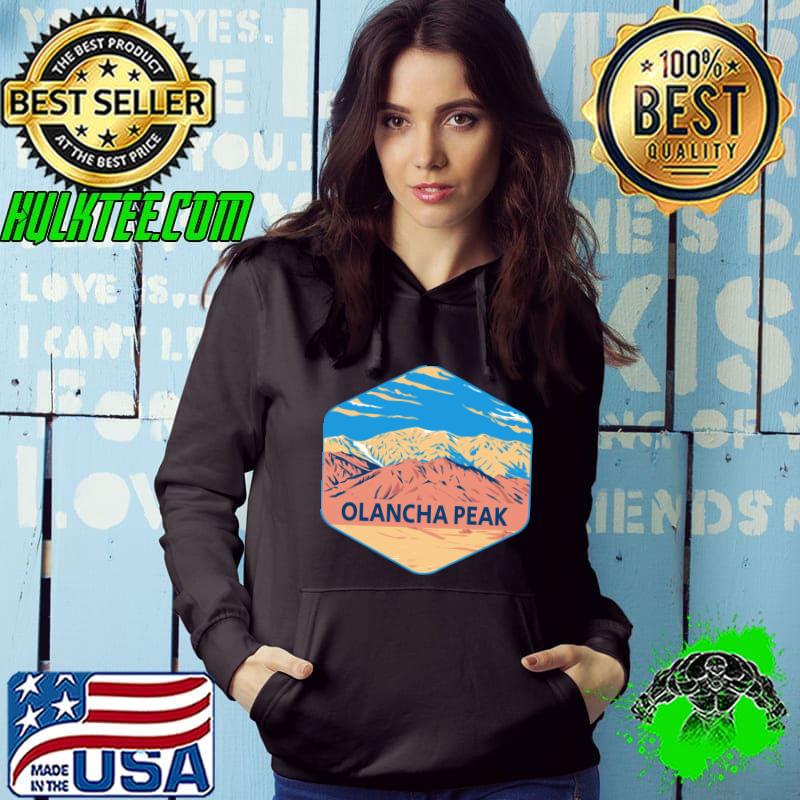 Olancha Peak California Mountain Souvenir Retro T-Shirt Hoodie Olancha Peak California Mountain Souvenir Retro T-Shirt Hoodie