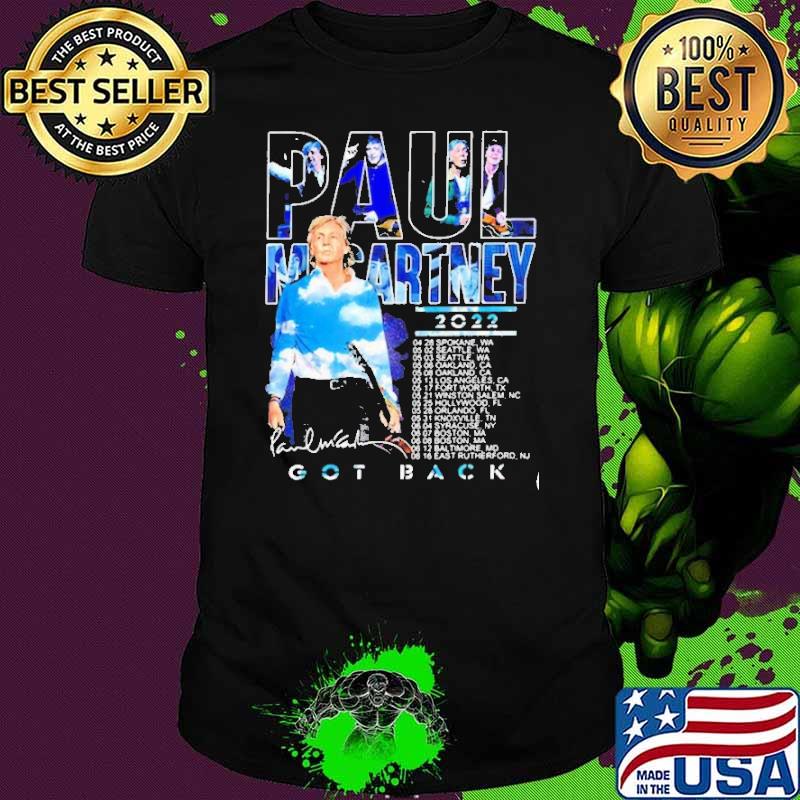 Paul McCartney 2022 Got Back Shirt