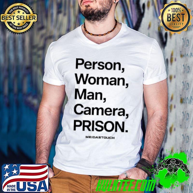 Person Woman Man Camera Prison Shirt