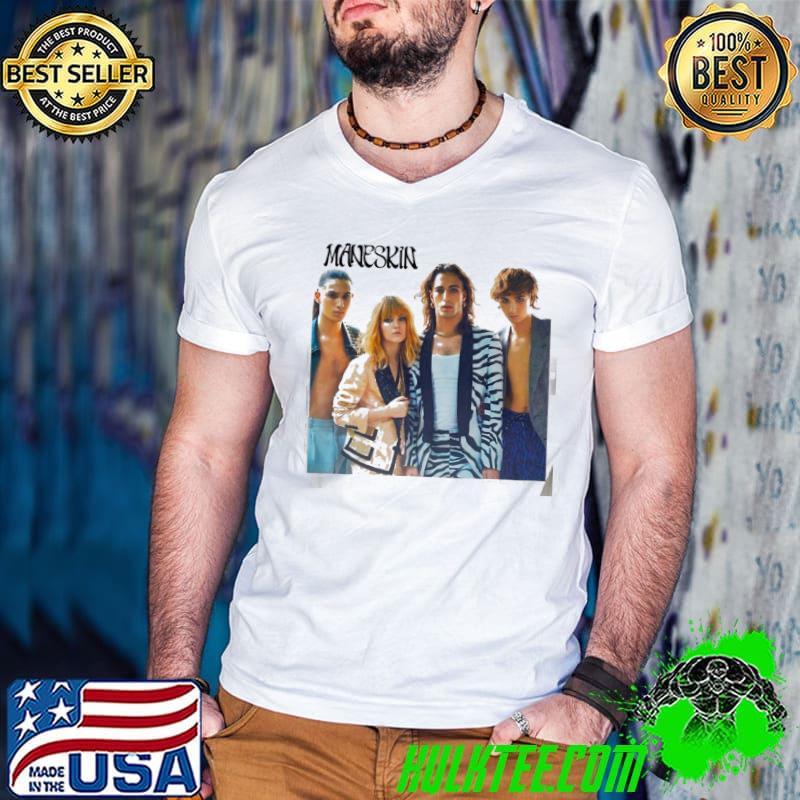 Pop rock funk rock band maneskin classic shirt