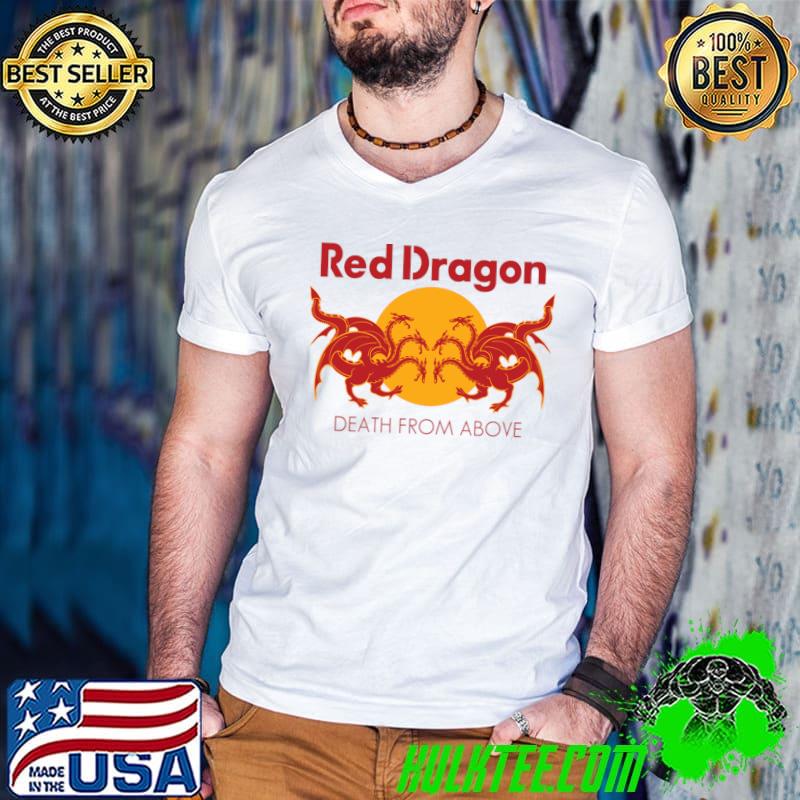 Red Dragon Death From Above Symbol T-Shirt