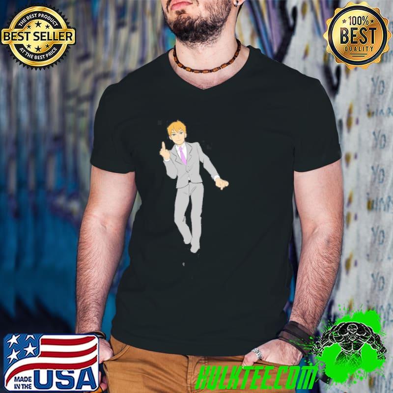 Reigen arataka screw the media middle finger classic shirt