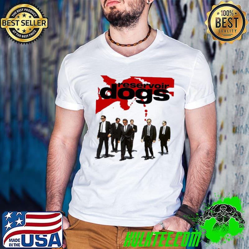 Reservoir dogs movie mens gray white classic shirt