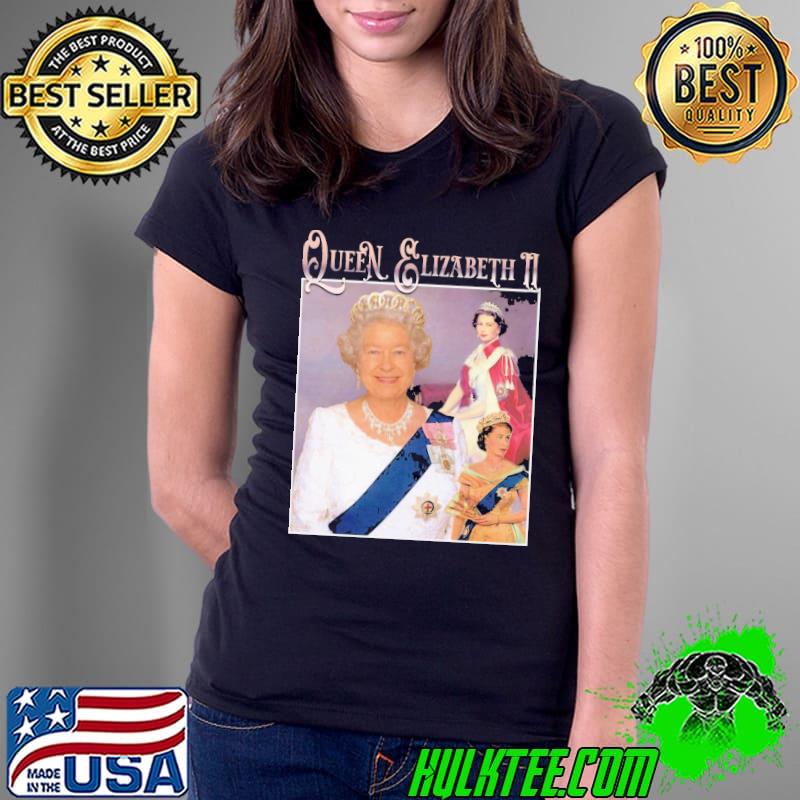 Rip queen elizabeth iI vintage queen of engalnd classic s Ladies Tee Rip queen elizabeth iI vintage queen of engalnd classic s Ladies Tee