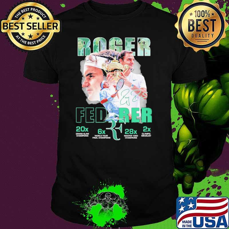 Roger Fedrer Tennis Champion Shirt