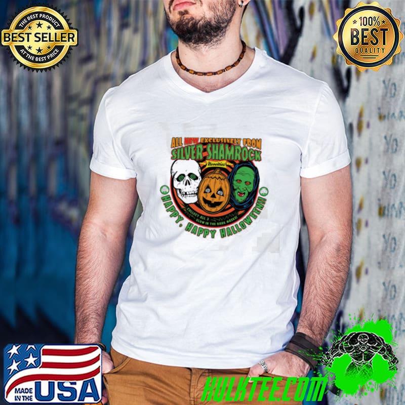 Silver shamrock ad halloween classic shirt