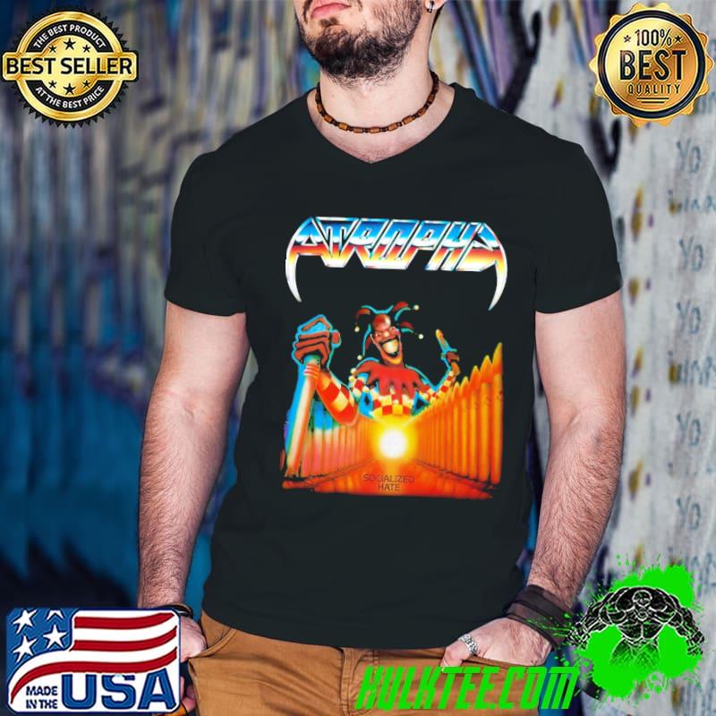Socialized hate y atrophy band old school thrash metal classic shirt