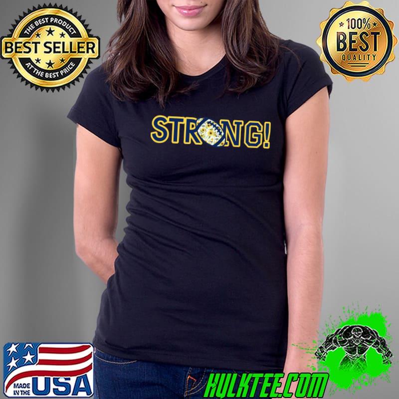 Strong! Navy and gold Classic T-Shirt Ladies Tee Strong! Navy and gold Classic T-Shirt Ladies Tee