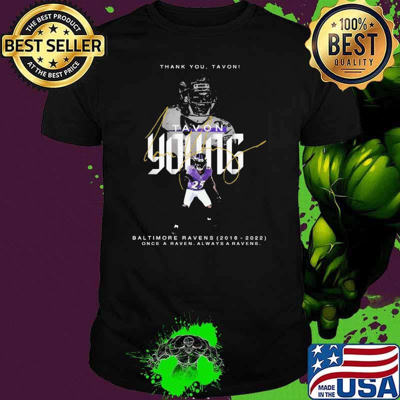 THank Tavon Young Baltimore Raven Shirt