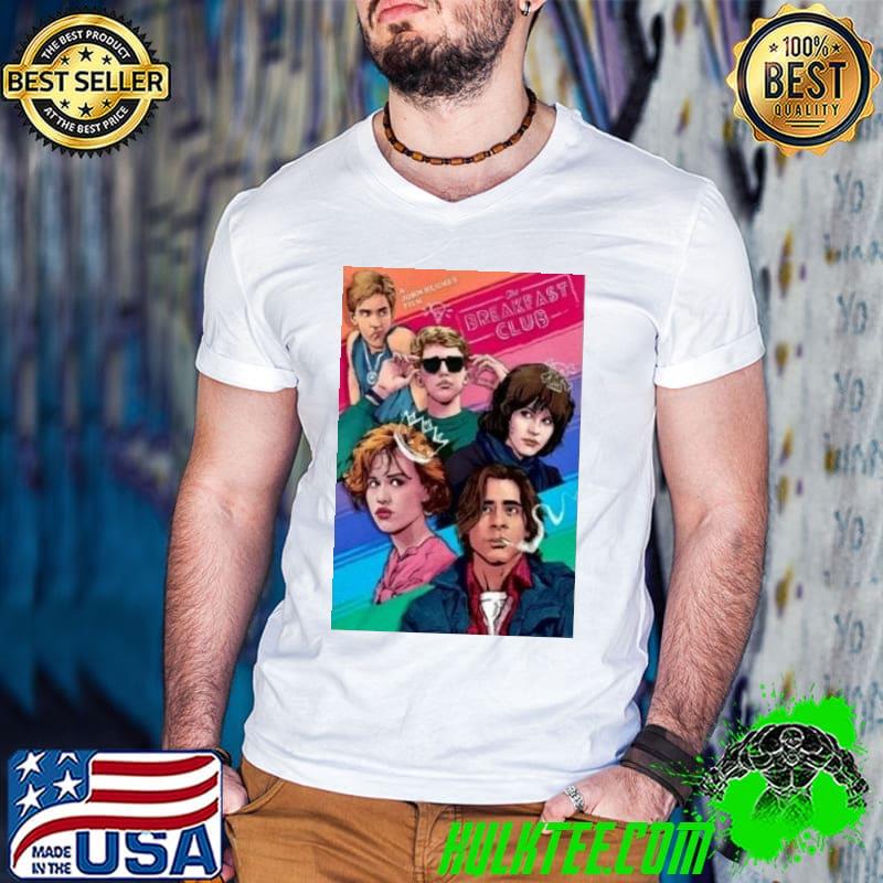 The breakfast club cult show movie 1985 inspired classic shirt