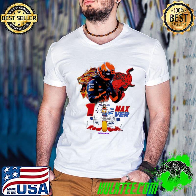 The Dutch lion red bull 90s champion mv ver formula 1 car racing f1 classic shirt