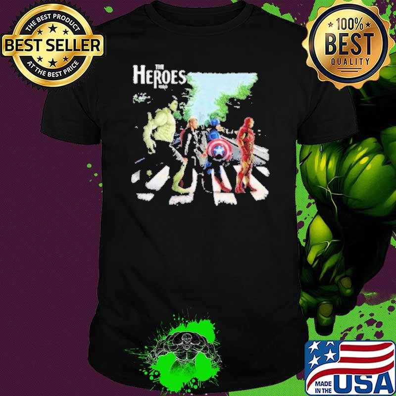 The Heroes Avenger Hulk Caption Iron Man Shirt
