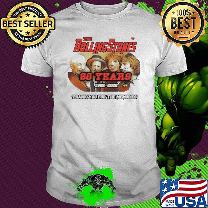 The Rolling Stones 60 years Thank You For The Memories Shirt