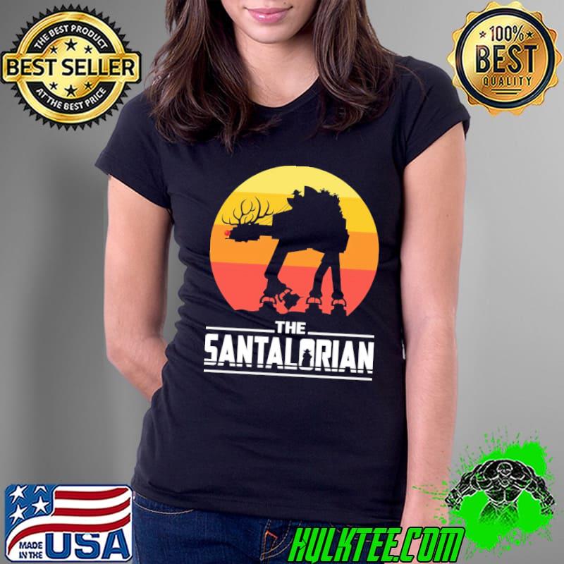 The santalorian atat rudolph christmas Star wars mandalorian classic s Ladies Tee The santalorian atat rudolph christmas Star wars mandalorian classic s Ladies Tee