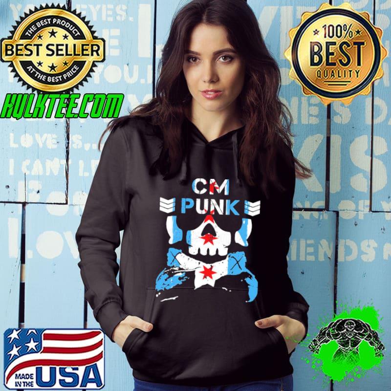 The skull vintage design cm punk best in the world classic s Hoodie The skull vintage design cm punk best in the world classic s Hoodie