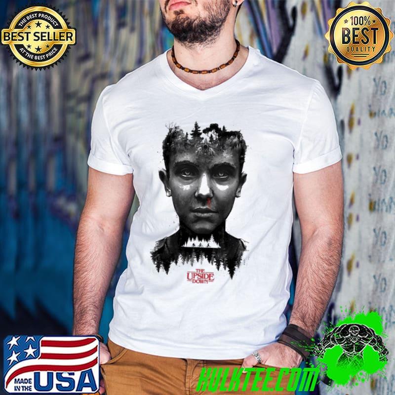 The upside down 001 eleven tribute painting art stranger things shirt