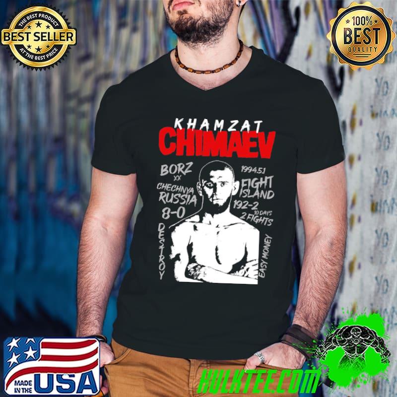 The wolf borz destroy khamzat chimaev shirt