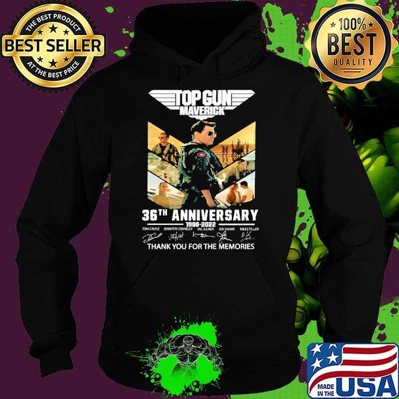 Top gun maverick 36th anniversary thank for memories signatures s Hoodie Top gun maverick 36th anniversary thank for memories signatures s Hoodie