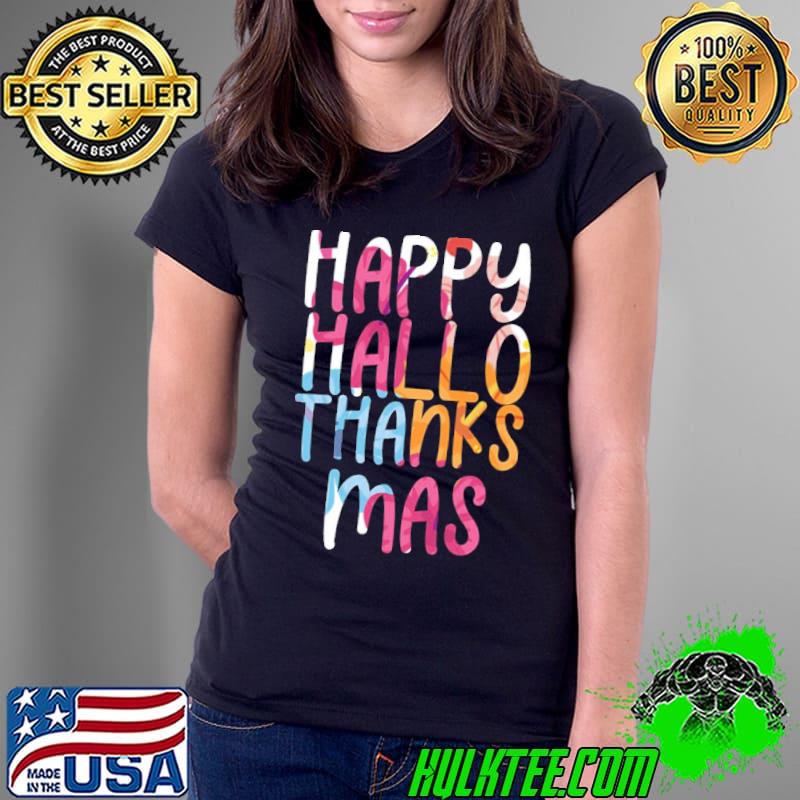 Tropical Happy Hallothanksmas classic s Ladies Tee Tropical Happy Hallothanksmas classic s Ladies Tee