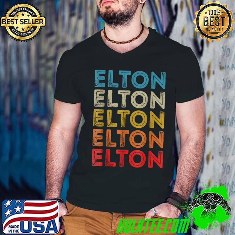 Vintage Elton Retro Personalized T-Shirt