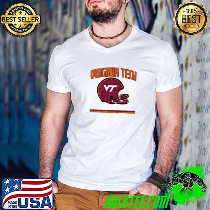 Virginia tech vintage Football helmet classic shirt