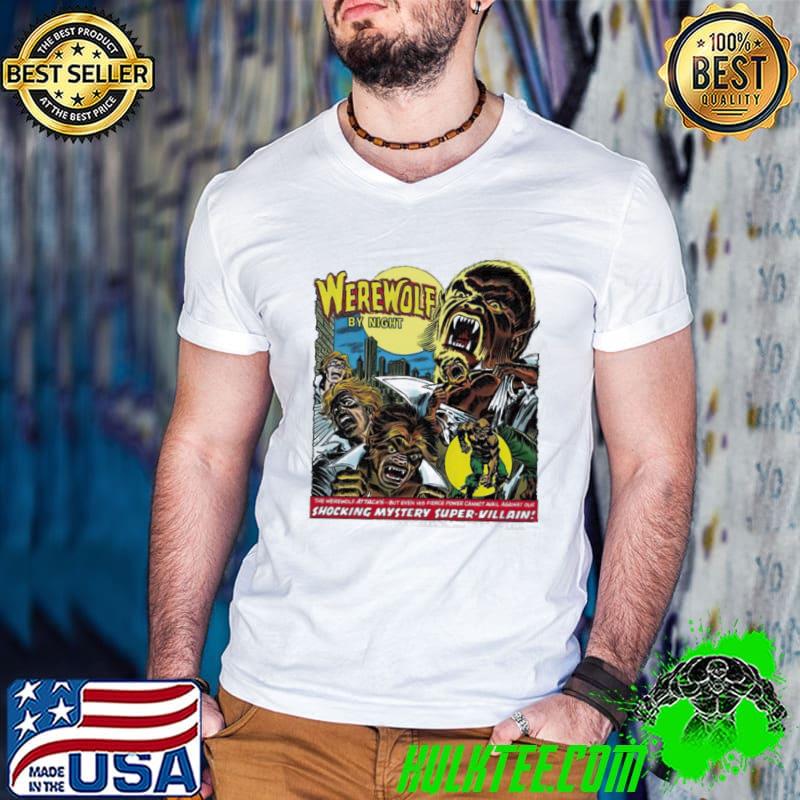 Werewolf by night halloween classic shirt