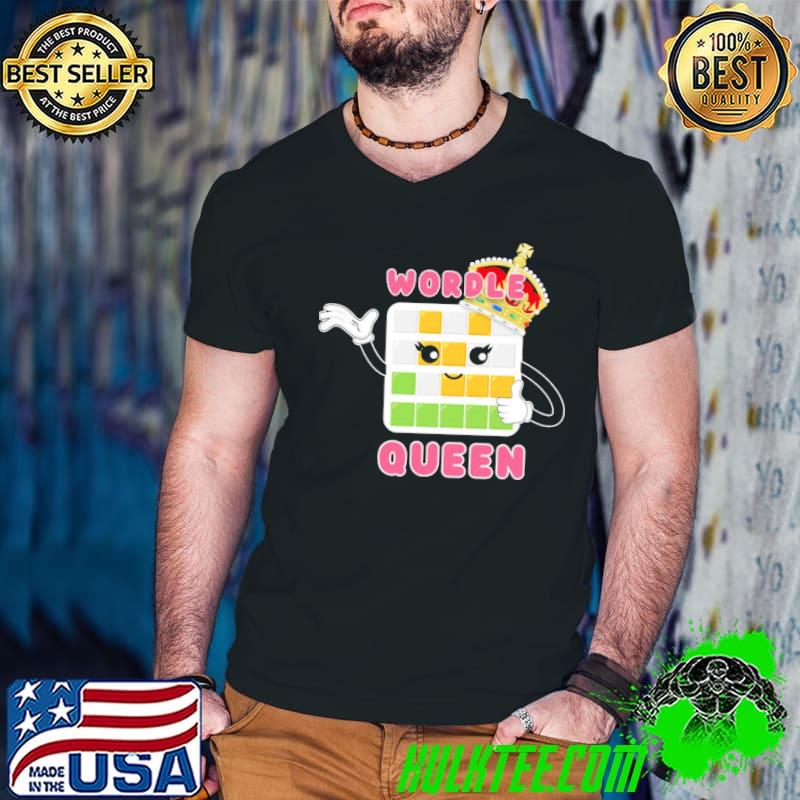 Wordle queen daily word game wordle kawaiI classic shirt
