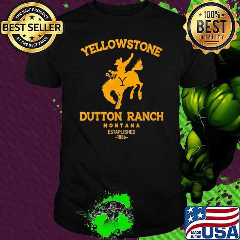 Yellowstone dutton ranch montana estaplished 1886 shirt