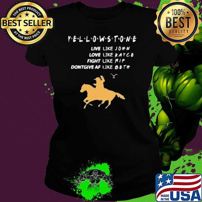 Yellowstone live like john dontgiveaf like beth vintage s Ladies tee Yellowstone live like john dontgiveaf like beth vintage s Ladies tee