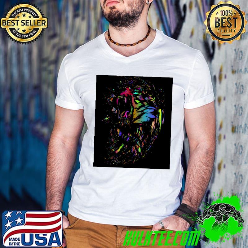 Zidika Wolf Watercolor T-Shirt