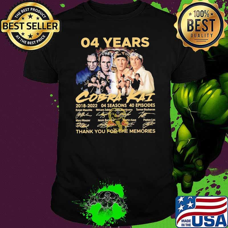 04 Years Cobra Kai Thank You For The Memories Shirt